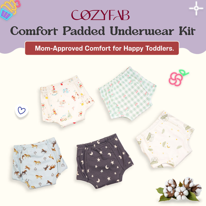 Kids Underwear - 5 Pieces Combo