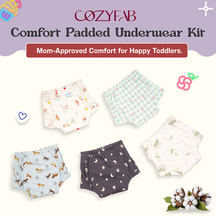 Kids Underwear - 5 Pieces Combo