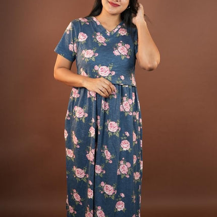 CozyFab Comfortable Everyday Midi Dress