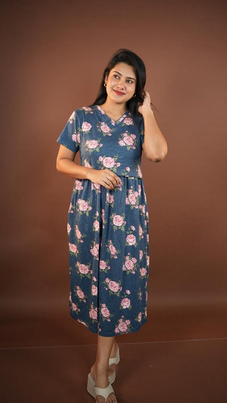 CozyFab Comfortable Everyday Midi Dress